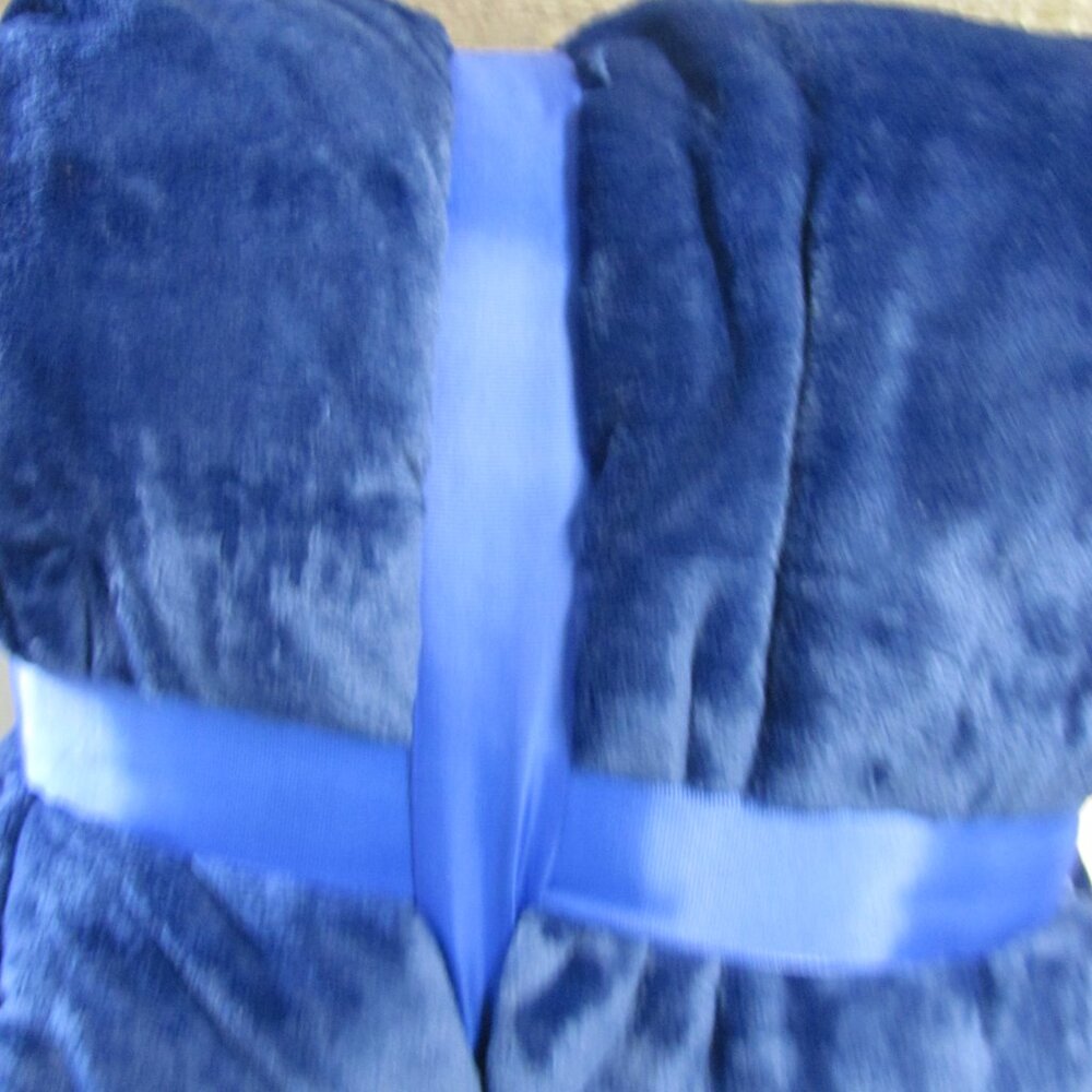 GL  GOLDEN LINEN  FLANNEL/VELOUR BLANKET/THROW NIP - Picture 3 of 8